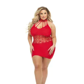 Vestido Pink Lipstick Rojo (Queen size) de Pink Lipstick, Vestidos - Ref: S9403645, Precio: 18,14 €, Descuento: %