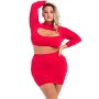 Ensemble de Lingerie Pink Lipstick Rouge (3XL/4XL) de Pink Lipstick, Ensembles sexy - Réf : S9403679, Prix : 18,88 €, Remise : %