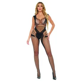 Bodystocking Pink Lipstick Schwarz (Einheitsgröße) von Pink Lipstick, Strumpfwaren - Ref: S9403709, Preis: 21,94 €, Rabatt: %