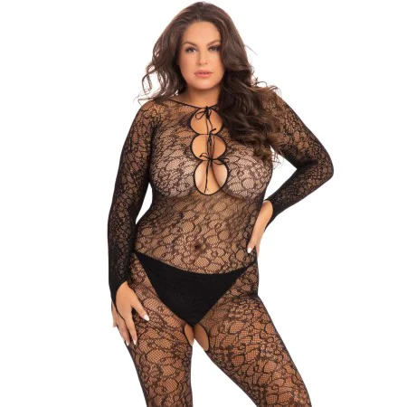 Bodystocking René Rofé Preto (XL/XXL) de René Rofé, Meias - Ref: S9404221, Preço: 18,88 €, Desconto: %