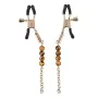 Nipple Clamps Chain Sportsheets Amber Beaded by Sportsheets, Clips - Ref: S9404379, Price: 6,56 €, Discount: %