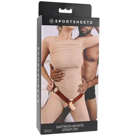 Kinky Pinky Cuffs with Tethers Sportsheets Saffron Back by Sportsheets, Ties - Ref: S9404390, Price: 36,35 €, Discount: %