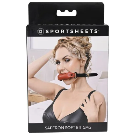 Mordaça de Boca Sportsheets Soft Preto/Vermelho de Sportsheets, Mordaças - Ref: S9404394, Preço: 21,59 €, Desconto: %