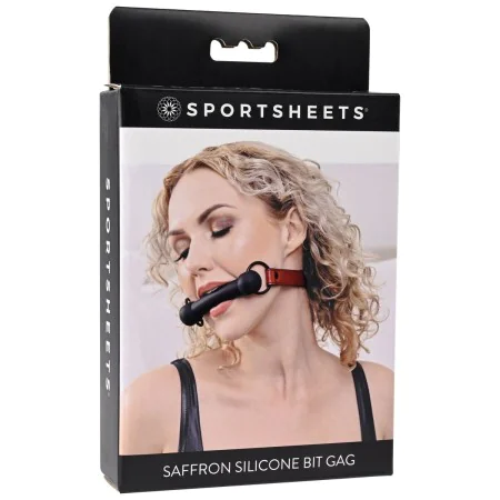 Mordaça de Boca Sportsheets Bit Preto/Vermelho de Sportsheets, Mordaças - Ref: S9404396, Preço: 20,44 €, Desconto: %