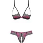 Ensemble de Lingerie Obsessive Tulia Noir L/XL de Obsessive, Ensembles sexy - Réf : M0400564, Prix : 16,86 €, Remise : %