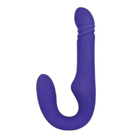 Masseur Double Pénétration Adam & Eve Ultimate Thrusting Strapless Violet de Adam & Eve, Godemichets double dong - Réf : S940...