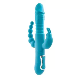 Double Penetration Stroker Adam & Eve Rabbit Blue by Adam & Eve, Double penetration - Ref: S9404789, Price: 46,90 €, Discount: %