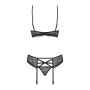 Set di Lingerie Obsessive 818-SEG-1 Nero L/XL di Obsessive, Completi intimi - Rif: M0400613, Prezzo: 18,00 €, Sconto: %