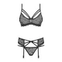 Ensemble de Lingerie Obsessive 818-SEG-1 Noir L/XL de Obsessive, Ensembles sexy - Réf : M0400613, Prix : 17,98 €, Remise : %