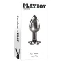 Plug Anal Playboy Argenté (6,3 cm) de Playboy, Plugs anals - Réf : S9404840, Prix : 14,23 €, Remise : %