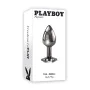 Plug Anal Playboy Argenté (6,3 cm) de Playboy, Plugs anals - Réf : S9404840, Prix : 14,23 €, Remise : %