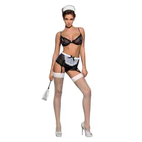 Conjunto de Lingerie com Renda Obsessive Maidme S/M Preto de Obsessive, Disfarces - Ref: M0400621, Preço: 27,94 €, Desconto: %