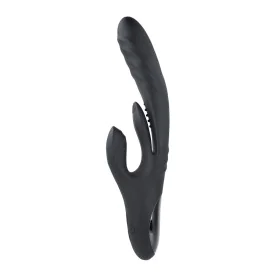 Vibrateur G-Spot Playboy Rabbit Noir de Playboy, Vibrateurs du point G - Réf : S9404865, Prix : 67,64 €, Remise : %