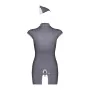 Costume Gris Hôtesse de l'air S/M Obsessive Stewardess Gris de Obsessive, Costumes - Réf : M0400624, Prix : 25,02 €, Remise : %