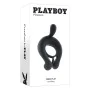 Anillo para el Pene Playboy Negro de Playboy, Anillos - Ref: S9404867, Precio: 42,97 €, Descuento: %