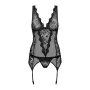 Corsé Obsessive Emperita Schwarz S/M von Obsessive, Korsagen & Bustiers - Ref: M0400629, Preis: 22,70 €, Rabatt: %