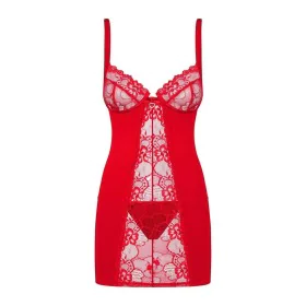 Babydoll Obsessive Heartina Rot S/M von Obsessive, Kleider - Ref: M0400633, Preis: 21,60 €, Rabatt: %