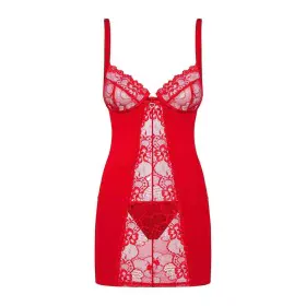 Babydoll Obsessive Heartina Rot S/M von Obsessive, Kleider - Ref: M0400633, Preis: 21,60 €, Rabatt: %