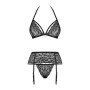 Set di Lingerie con Pizzo Obsessive 838-SEG-1 Nero S/M di Obsessive, Completi intimi - Rif: M0400638, Prezzo: 20,32 €, Sconto: %