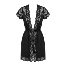 Camice Obsessive PEIGNOIR Nero L/XL di Obsessive, Babydoll e négligé - Rif: M0400656, Prezzo: 29,65 €, Sconto: %