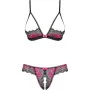 Underwear Set Obsessive Tulia Black S/M by Obsessive, Lingerie Sets - Ref: M0400660, Price: 16,86 €, Discount: %