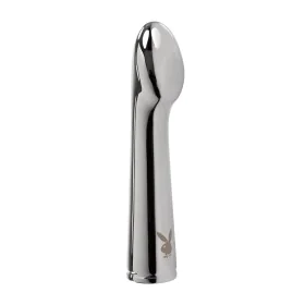 Vibrador de Ponto G Playboy Prateado de Playboy, Vibradores Ponto G - Ref: S9405041, Preço: 39,14 €, Desconto: %