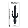 Vibromasseur Playboy Bunny Noir de Playboy, Vibromasseurs classiques - Réf : S9405057, Prix : 58,61 €, Remise : %