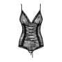 Leotard Obsessive Slevika L/XL Black by Obsessive, Teddies & Bodysuits - Ref: M0400682, Price: 20,35 €, Discount: %