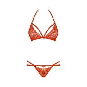 Set di Lingerie Obsessive 838-SET-3 Rosso L/XL di Obsessive, Completi intimi - Rif: M0400696, Prezzo: 18,32 €, Sconto: %