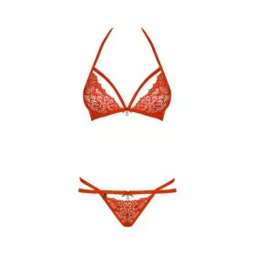 Conjunto de Lingerie Obsessive 838-SET-3 Vermelho L/XL de Obsessive, Conjuntos de lingerie - Ref: M0400696, Preço: 17,58 €, D...