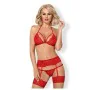 Set di Lingerie Obsessive 838-SEG-3 S/M Rosso S/M di Obsessive, Completi intimi - Rif: M0400699, Prezzo: 21,60 €, Sconto: %