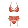 Underwear Set Obsessive 838-SEG-3 S/M Red S/M by Obsessive, Lingerie Sets - Ref: M0400699, Price: 21,60 €, Discount: %