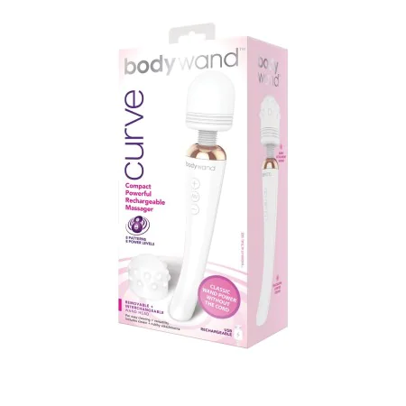 Wand Massager wieder aufladbares Handmassagegerät Curve Bodywand Bodywand Curve Weiß von Bodywand, Aufliegevibratoren - Ref: ...