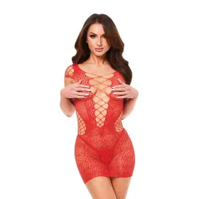 Underwear Set Baci Lingerie Lace Mini Dress Red (One size) by Baci Lingerie, Lingerie Sets - Ref: S9405447, Price: 12,40 €, D...