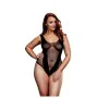 Bodi Jacquard V Teddy Talla Grande Baci Lingerie BW3134-BLKQS Negro XL Queen de Baci Lingerie, Bodies - Ref: S9405451, Precio...