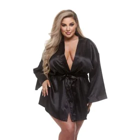 Robe Baci Lingerie All Satin Black XL by Baci Lingerie, Robes - Ref: S9405459, Price: 20,58 €, Discount: %