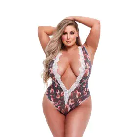 Leotard Baci Lingerie Floral & Lace Grey XL by Baci Lingerie, Teddies & Bodysuits - Ref: S9405482, Price: 32,66 €, Discount: %