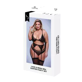 Conjunto de Lencería Baci Lingerie Negro 3 Piezas (Queen) de Baci Lingerie, Conjuntos de lencería - Ref: S9405488, Precio: 29...