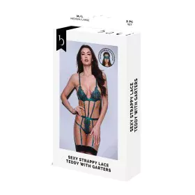 Set di Lingerie Baci Lingerie Lace Teddy Verde (M/L) di Baci Lingerie, Completi intimi - Rif: S9405506, Prezzo: 25,10 €, Scon...