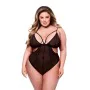 Leotard Baci Lingerie Crotchless Black Queen size by Baci Lingerie, Teddies & Bodysuits - Ref: S9405510, Price: 30,32 €, Disc...