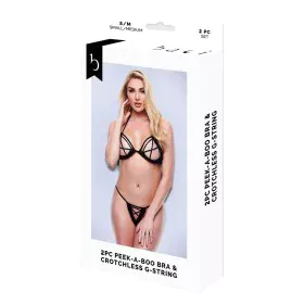 Conjunto de Lingerie Baci Lingerie Crotchless G- Preto 2 Peças (M/L) de Baci Lingerie, Conjuntos de lingerie - Ref: S9405527,...