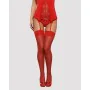 Medias con Liguero Obsessive OB1472 Rojo S/M de Obsessive, Calcetería - Ref: M0400727, Precio: 6,09 €, Descuento: %