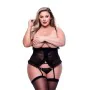 Corsé Baci Lingerie Peek-a-boo Schwarz 2 Stücke (Queen size) von Baci Lingerie, Korsagen & Bustiers - Ref: S9405540, Preis: 2...