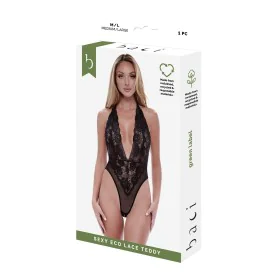 Set di Lingerie Baci Lingerie Eco Lace Teddy Nero (S/M) di Baci Lingerie, Completi intimi - Rif: S9405556, Prezzo: 28,54 €, S...