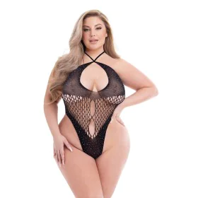 Body Baci Lingerie Nero Queen size di Baci Lingerie, Pagliaccetti e body - Rif: S9405588, Prezzo: 21,80 €, Sconto: %