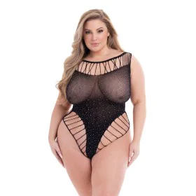 Body Baci Lingerie Nero Queen size di Baci Lingerie, Pagliaccetti e body - Rif: S9405594, Prezzo: 21,80 €, Sconto: %