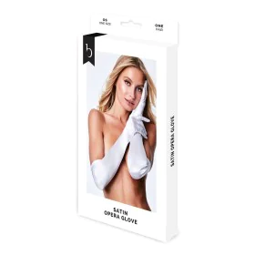 Gloves Baci Lingerie Satin Opera White by Baci Lingerie, Accessories - Ref: S9405678, Price: 10,68 €, Discount: %