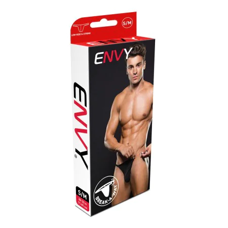 Tanga Envy Negro S/M de Envy, Tangas - Ref: S9405684, Precio: 14,28 €, Descuento: %