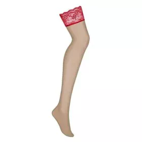 Bas Obsessive Lovica Rouge S/M de Obsessive, Bonneterie - Réf : M0400758, Prix : 7,45 €, Remise : %