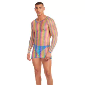 Set di Lingerie Rainbow Party Multicolore S/M di Rainbow Party, Canotte e gilet erotici - Rif: S9405938, Prezzo: 24,38 €, Sco...